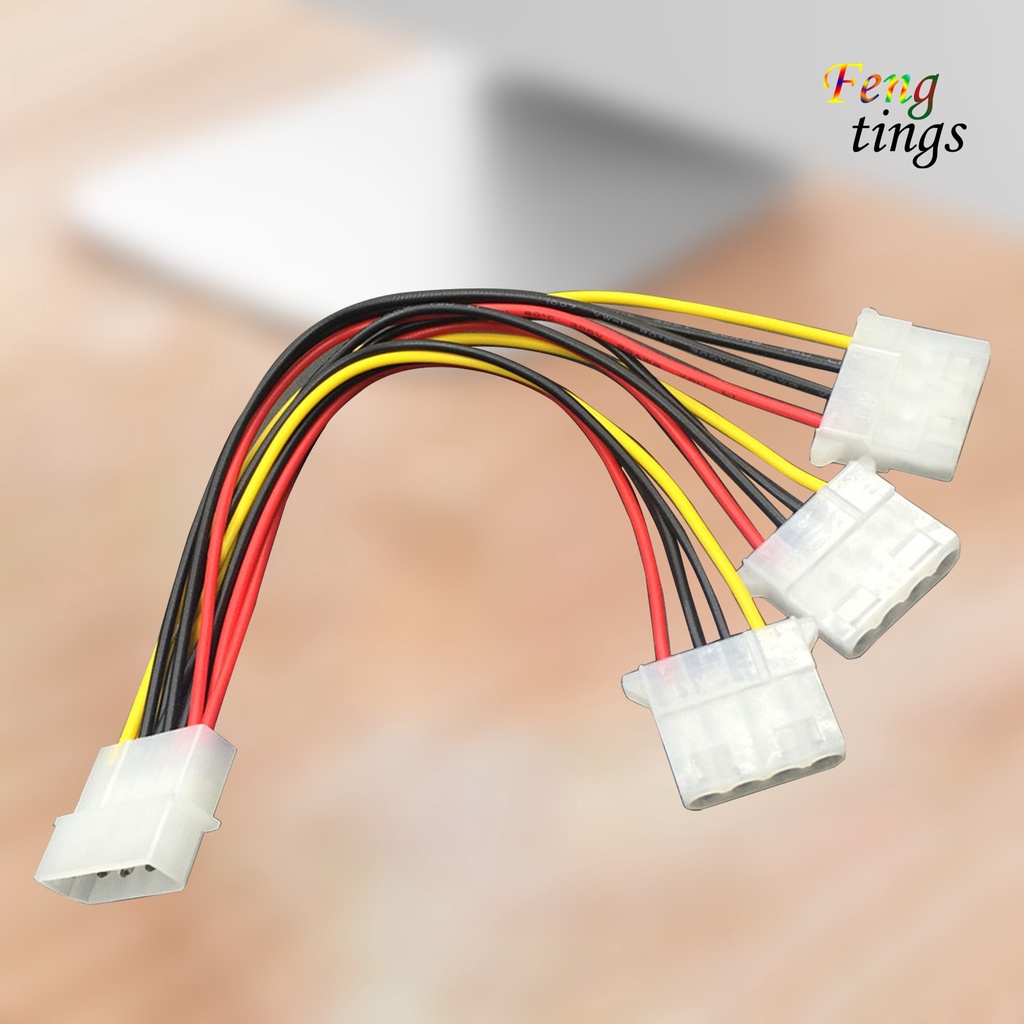 Dây Cáp Chuyển Đổi Nguồn Ide Sang Ide Molex Dài 20cm 4-pin 1-to-3 Cho Máy Tính