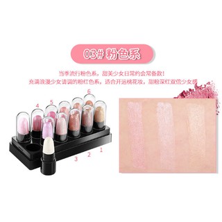 Bộ sáp bóng mắt highlight 12 thỏi maycreate