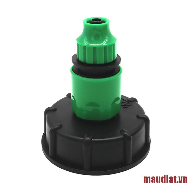 maudlat N\C 2pcs IBC Tank Adapter S60x6 to 4 Water Pipe Tap Cap Joint 1/2" Thread