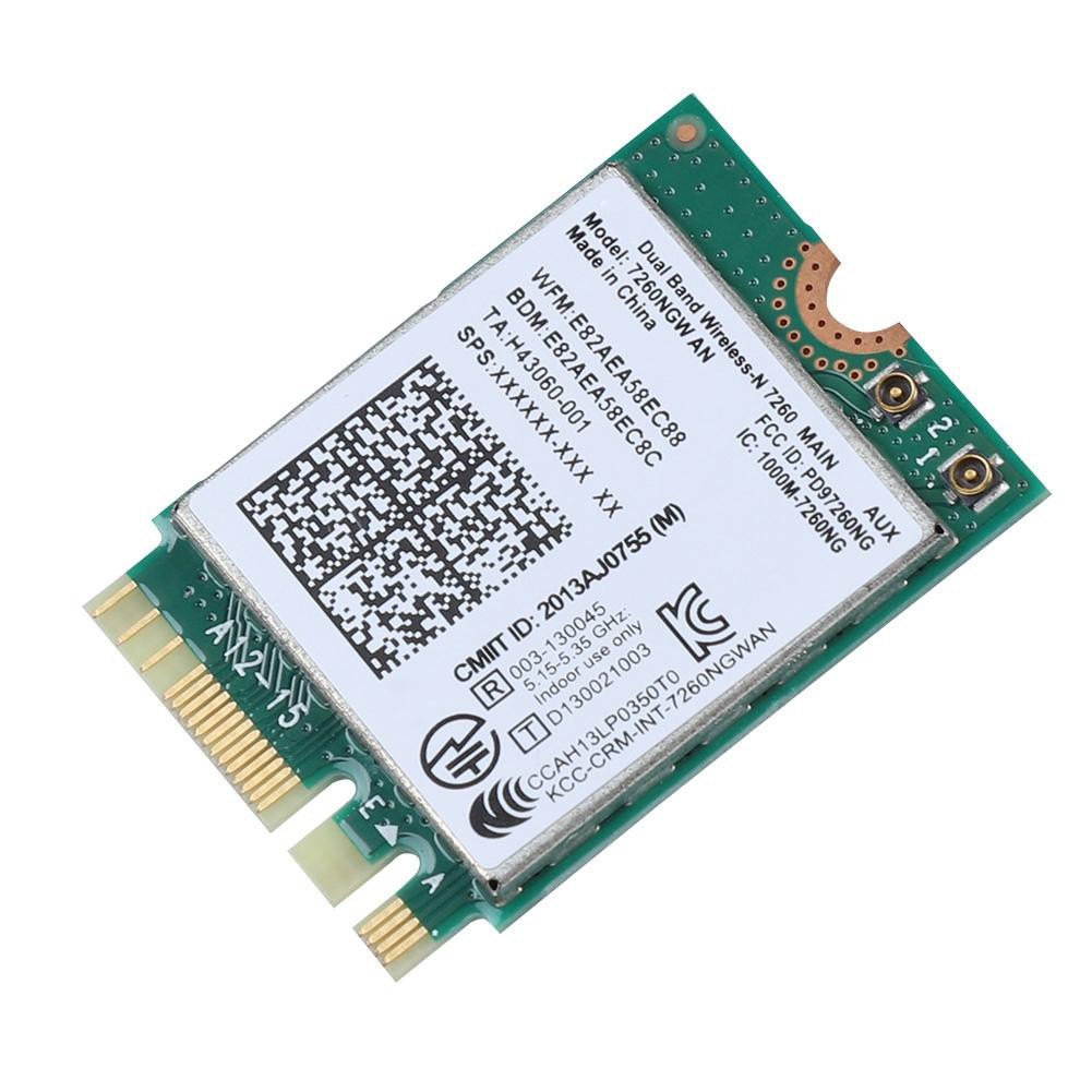 [READY STOCK] Card Wifi Không Dây Cho Intel 7260ngw An 2.4g / 5g Bluetooth 4.0 | BigBuy360 - bigbuy360.vn