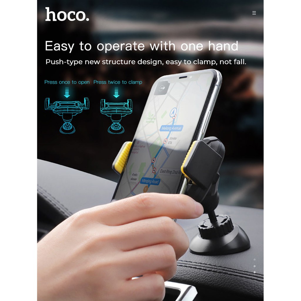 Đế giữ điện thoại trên ô tô Hoco CA43