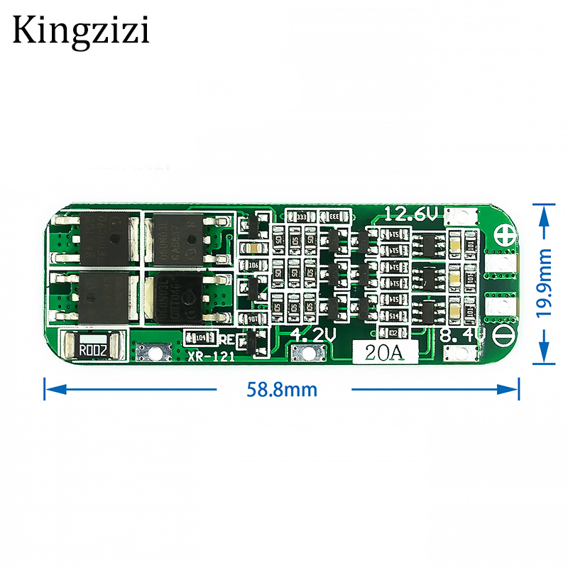 Mô Đun Sạc Pin Li-Ion 3S 20A 18650 12.6v 18650 Li-Ion 11.1v 12v Chuyên Dụng
