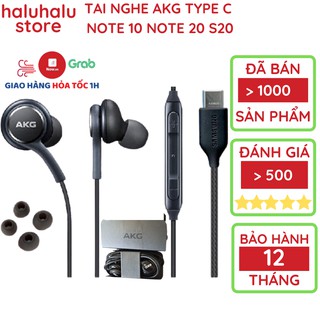 Tai nghe AKG Note 10 Note 20 S20 TYPE C chính hãng cho Samsung S20 Plus, S20 Ultra