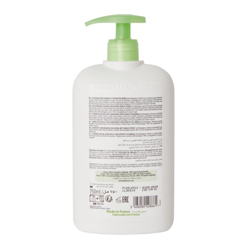 [Tặng dầu xả trong deal sốc] Sữa tắm dưỡng da Corine de Farme hương vani 750ML