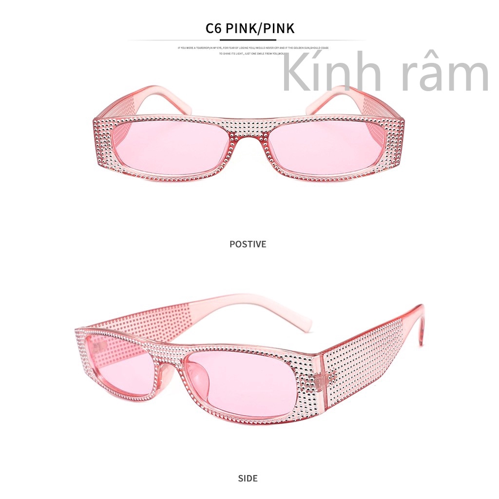 Kính hình chữ nhật cỡ nhỏ thời trang dành cho nữ
