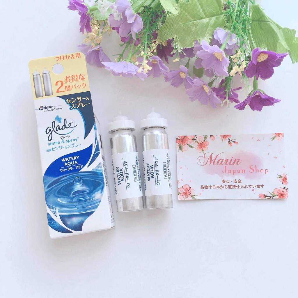 (Sale, Hàng Nhật) Bình xịt thay thế 18ml Glade Johnson thơm phòng hàng Nội địa Nhật Bản