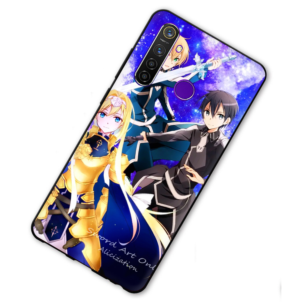 Ốp Điện Thoại Tpu Mềm Chống Rơi Họa Tiết Sword Art Online Cho Oppo Reno 2 2z 2f 3 4 4g 5 4g