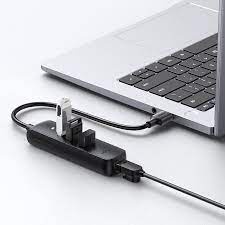 Cáp USB 2.0 sang Lan 10/100Mbps và 3 cổng USB 2.0 Ugreen 20984 - hàng chính hãng
