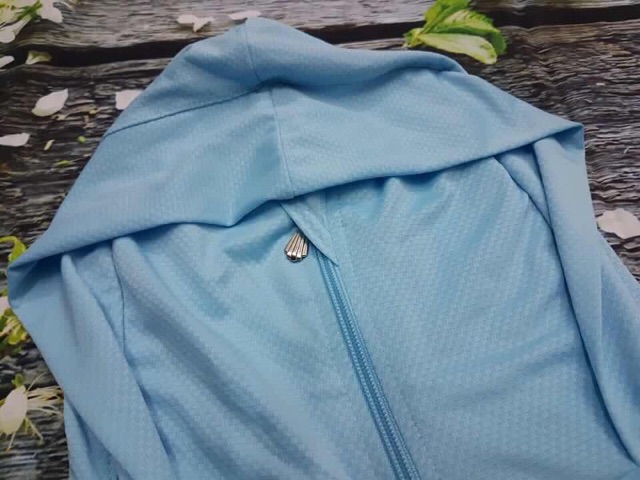Áo chống nắng nữ thông hơi siêu mát kéo khóa qua mũi