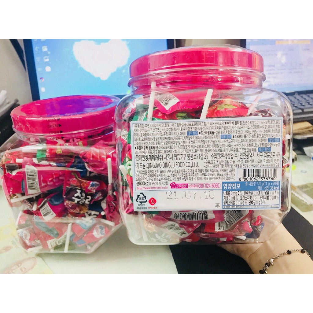 [Lẻ] Kẹo que mút Lotte Hàn Quốc