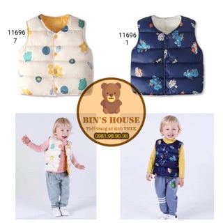 Áo gile phao sz 1-4y