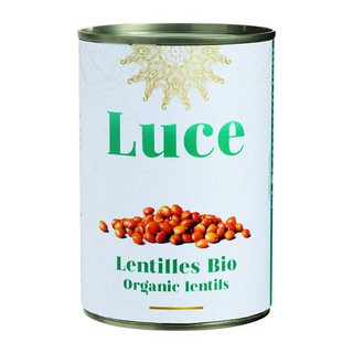 Đậu lăng hữu cơ đóng hộp luce 400g