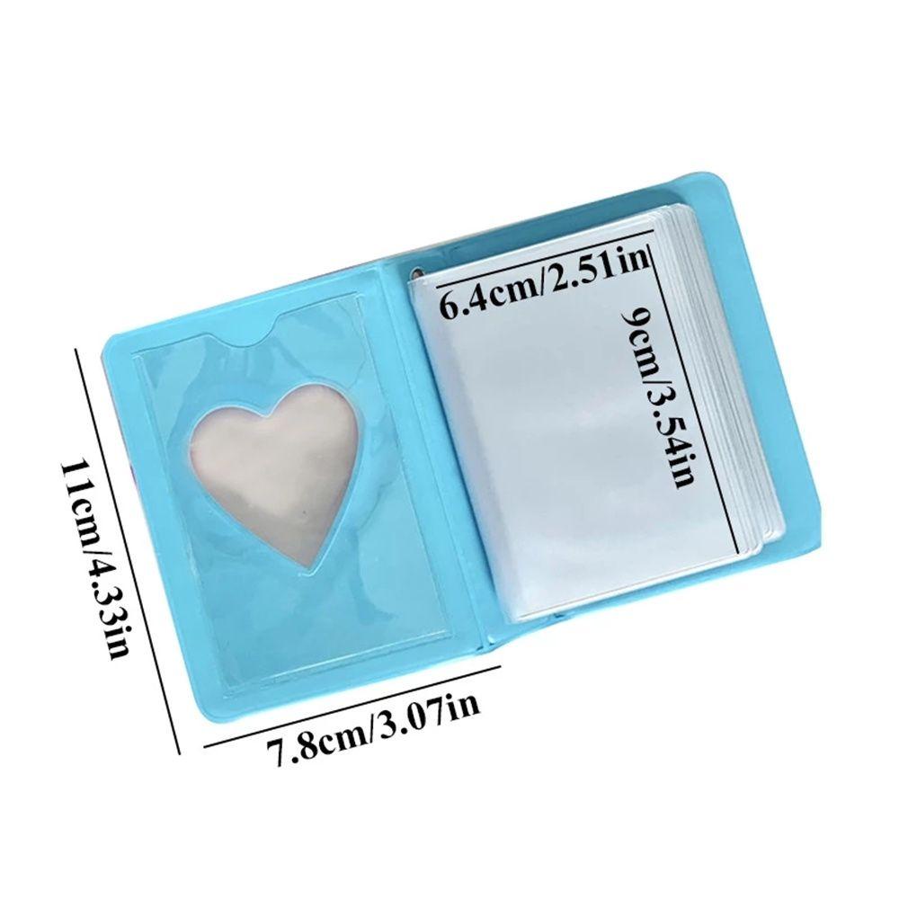 Album Ảnh Hàn Quốc Kích Thước 3 Inch Dùng Để Sưu Tầm Thẻ Hình Trái Tim