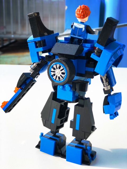 LEGO LẮP RÁP ROBOT SIÊU NHÂN BIẾN HÌNH Ô TÔ 2 IN 1 CHO BÉ