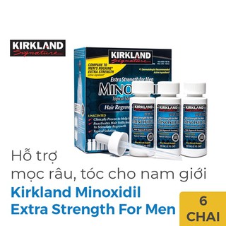 Kirkland Minoxidil Extra Strength For Men mọc râu, tóc cho nam giới