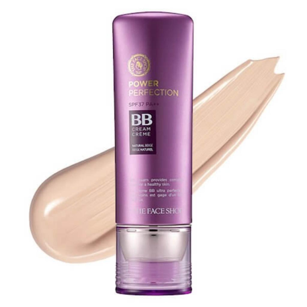 Kem nền đa năng The Face Shop BB Cream Face it Power Perfection BB tím TFS 20-40g mầu 201 và 203