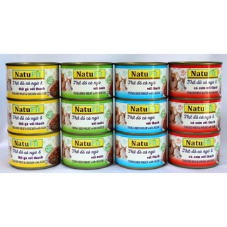 Pate chó mèo Natufit 160g