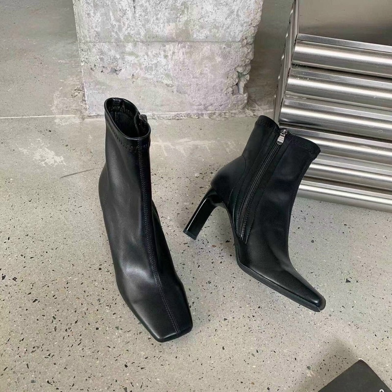 Boots gót mảnh 7cm đẹp sang chảnh fullbox