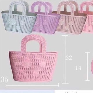 Giỏ nhựa đi chợ làn đi chợ xinh xắn