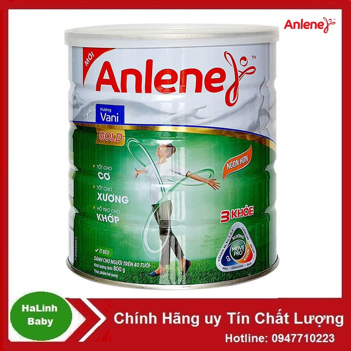 Sữa bột Anlene Gold 800g [trên 40 Tuổi]