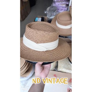Mũ Cói Đi Biển Panama ( Có Dây Rút Điều Chỉnh Size)