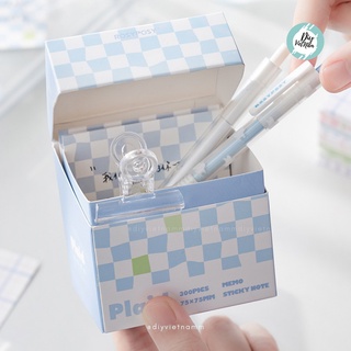 HỘP GIẤY NOTE PLAID 300 TỜ