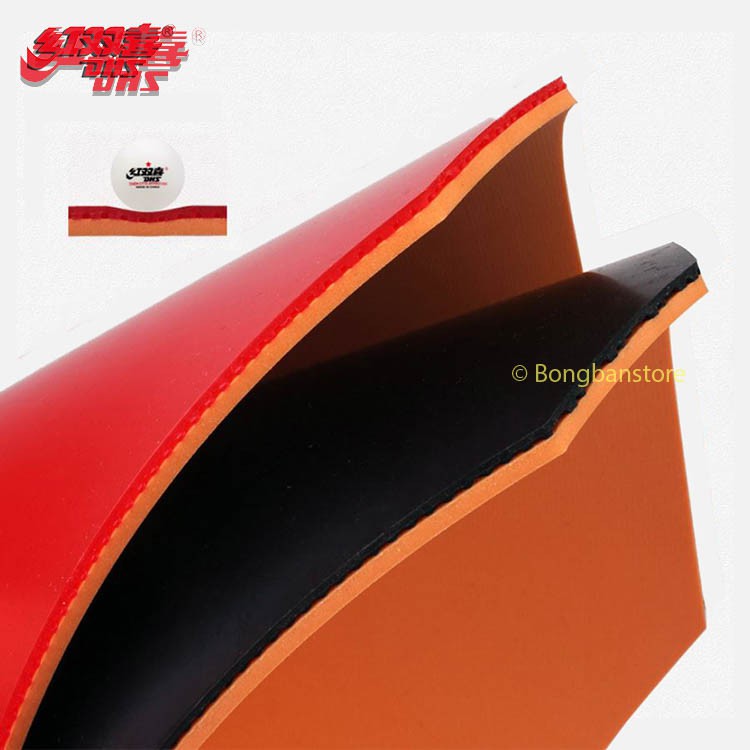 Mặt vợt bóng bàn DHS H3  Market xoáy tốt, độ bám dính cao