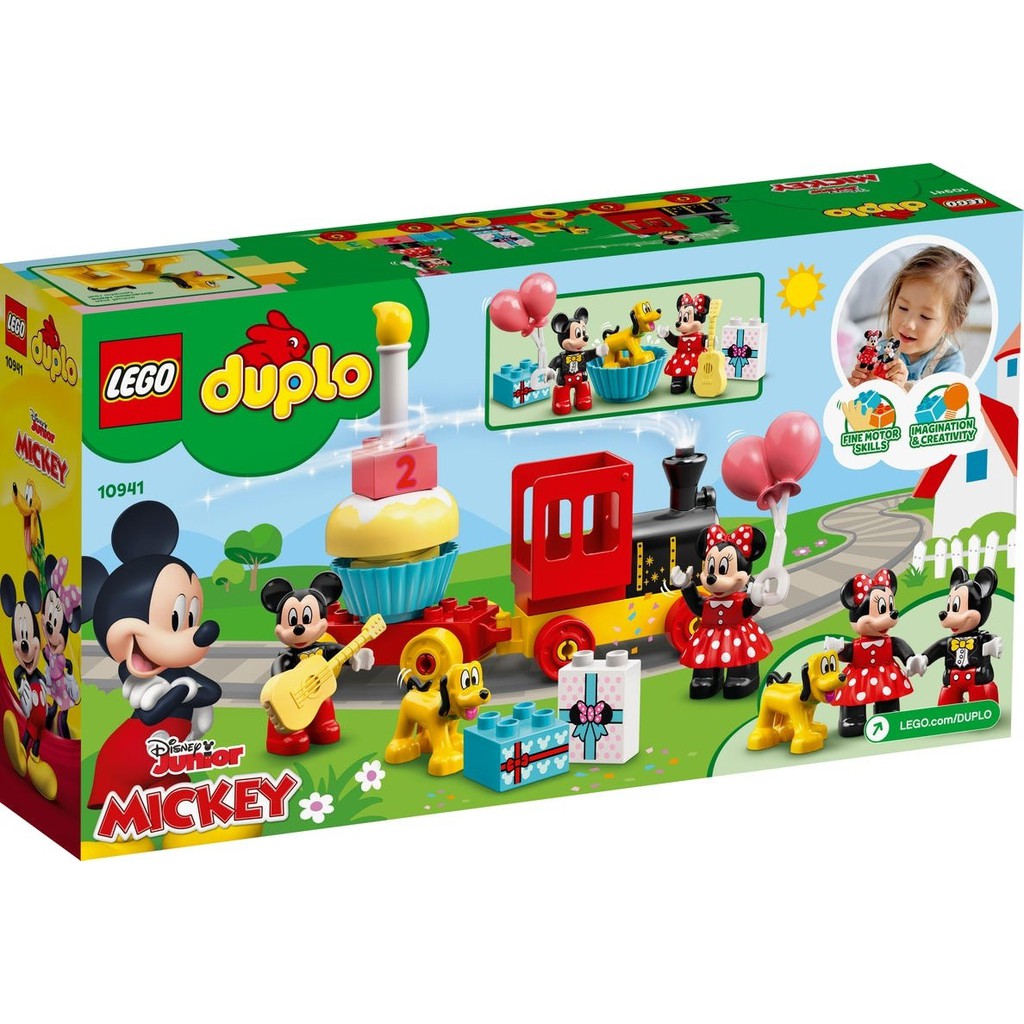 LEGO DUPLO 10941 Đoàn Tàu Sinh Nhật Của Mickey &amp; Minnie ( 22 Chi tiết)