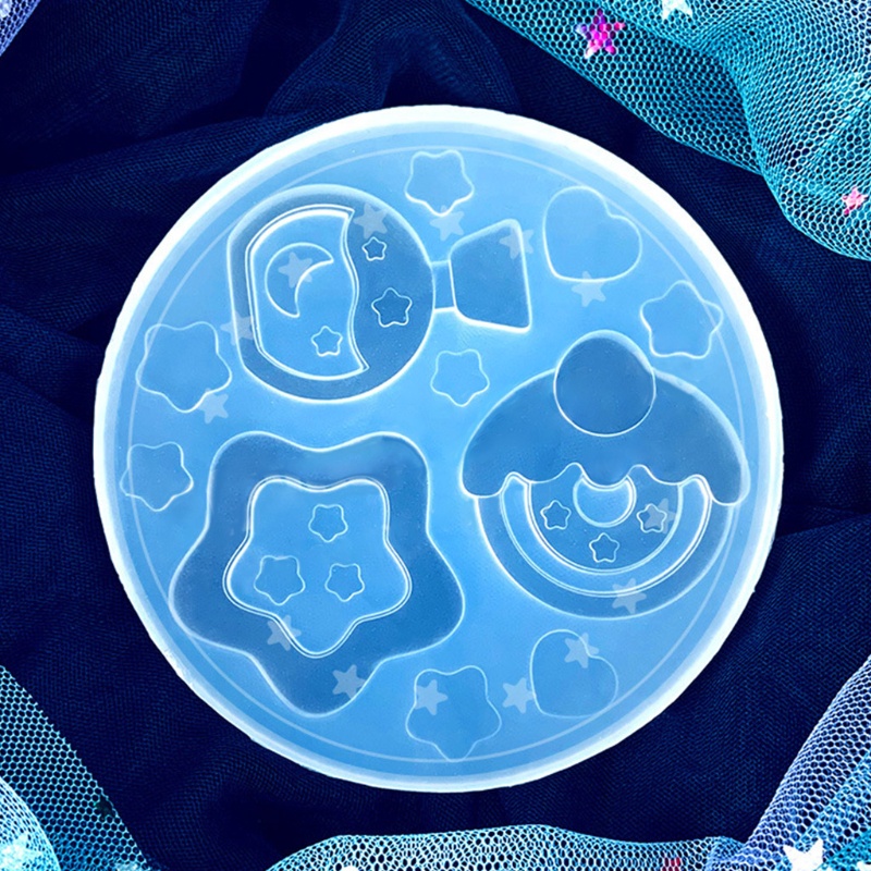 Khuôn Silicone Làm Móc Khóa Bằng Nhựa Resin DIY