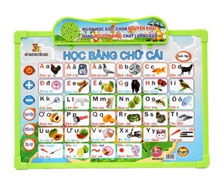 Học bảng chữ cái có tiếng điện tử