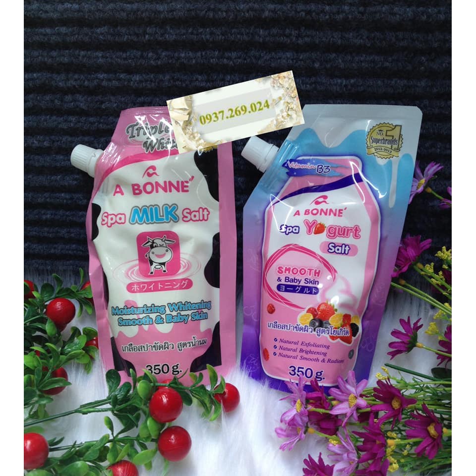 Muối tắm bò A Bonne thái lan chính hãng 350g