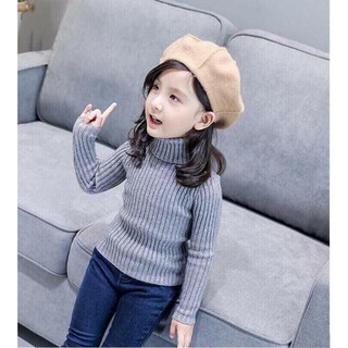 Áo len cổ lọ bé gái size Đại (20 - 45kg)