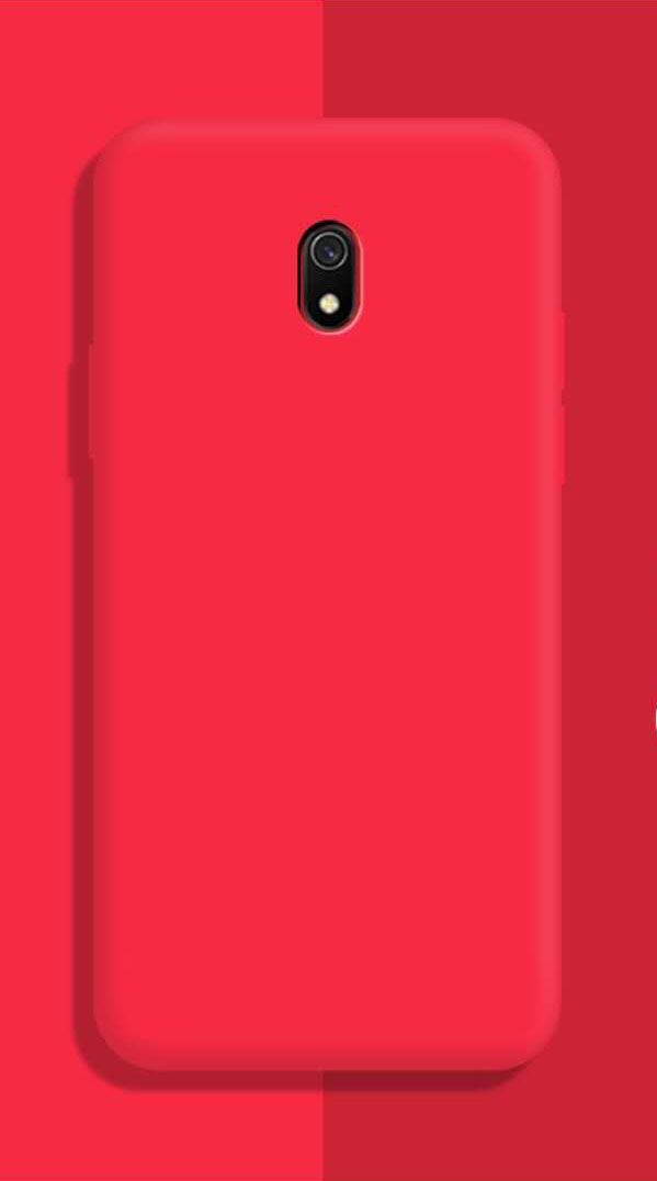 ốp điện thoại Silicone Mềm Chống Sốc Màu Trơn Cho Xiaomi Redmi 8a