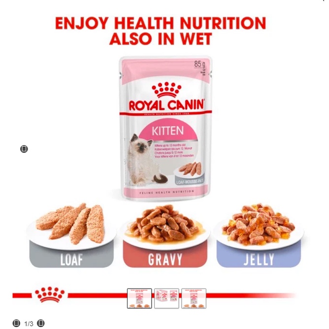 Pate Cho Mèo Con Royal Canin Kitten Jelly Dạng Thạch (Gói 85g)