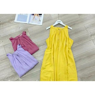 Váy Đũi Yếm- Maxi Đũi Yếm