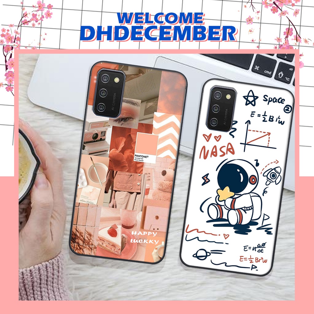 Ốp lưng Samsung Galaxy A02S / A03S in hình nice ,good luck happy ốp xinh viền dẻo đẹp chất