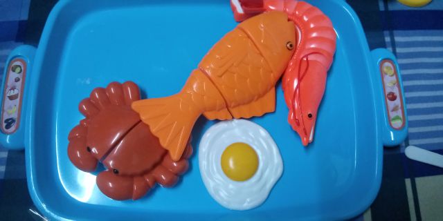 Đồ Chơi Nhà Bếp Cắt Tôm Cua Cá 🦐🦀 còn hình 7-8