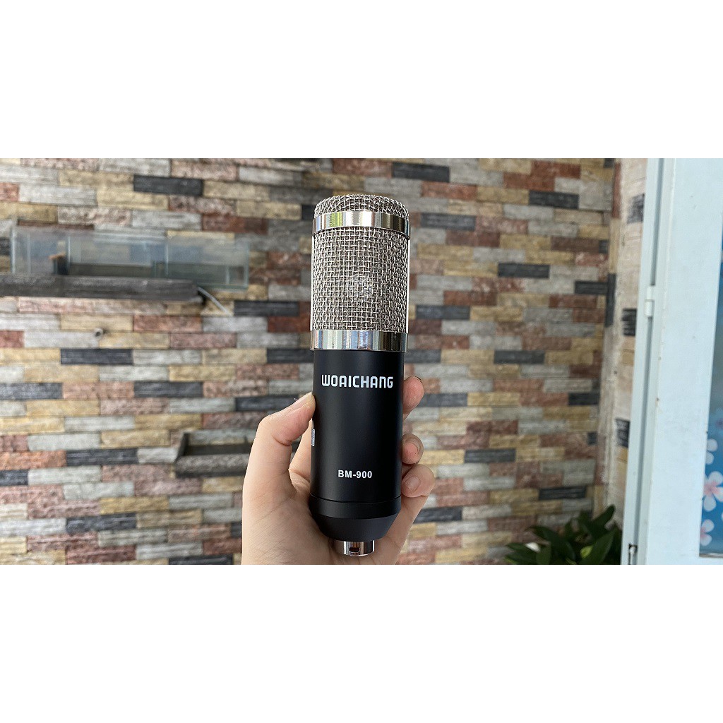 Mic thu âm - Livestream BM900 chuyên dùng cho soundcard, mixer... Mic thu âm tốt, hát karaoke hay