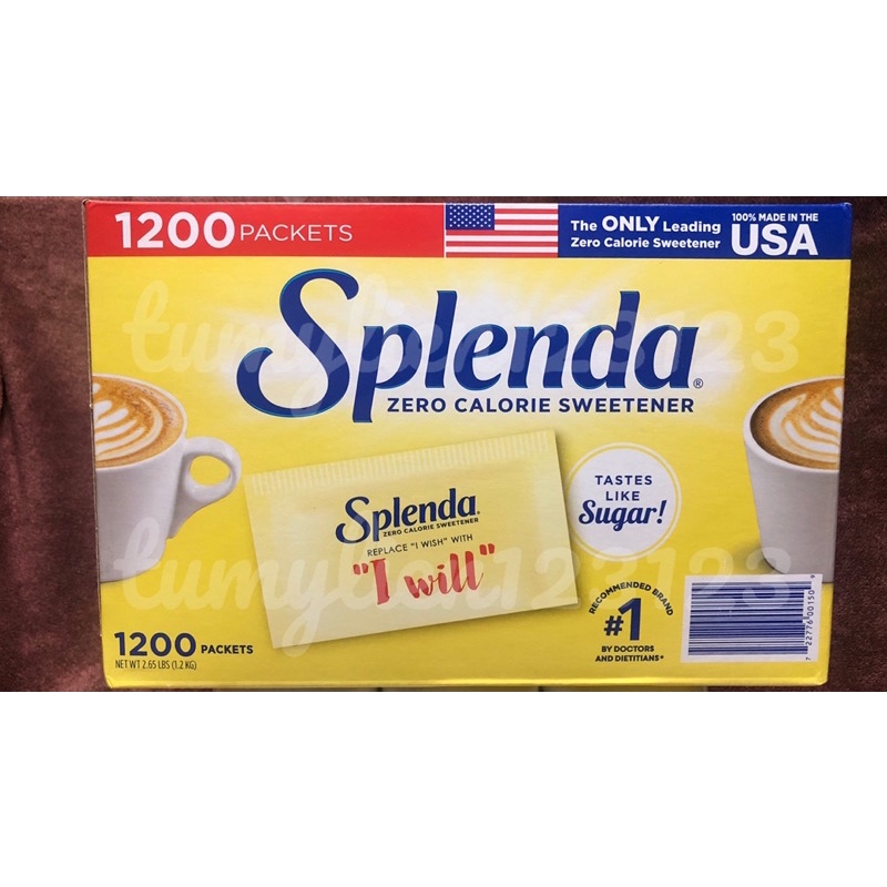 Thùng 1200 gói đường ăn kiêng Splenda Tiểu đường, béo phì, Das, keto,