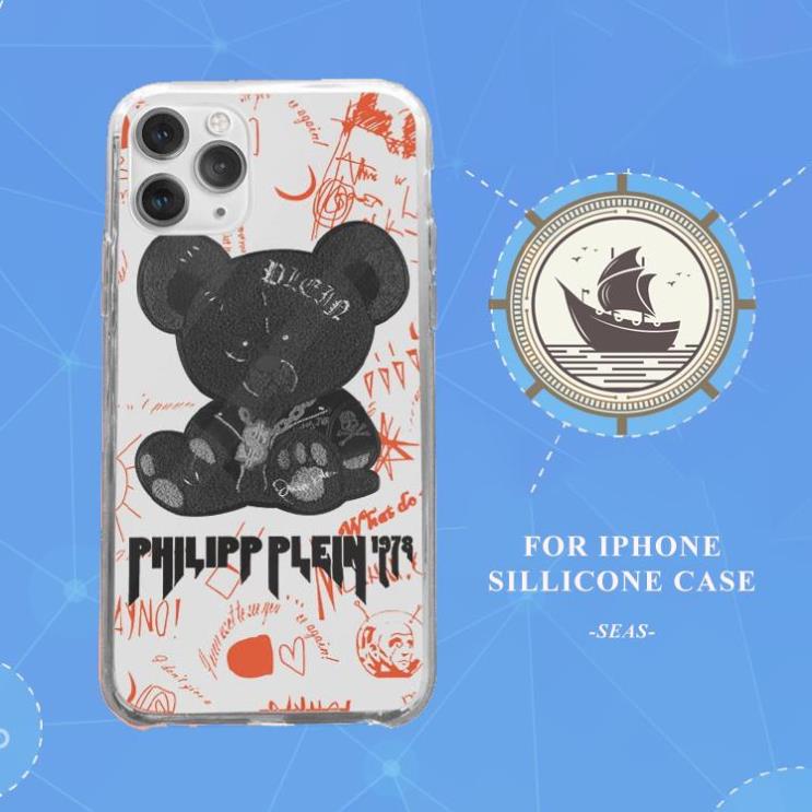 Ốp lưng iphone Gấu bông vẽ bậy dành cho Iphone 6 7 8 Plus X Xr 11 12 Pro Max JC20200800097