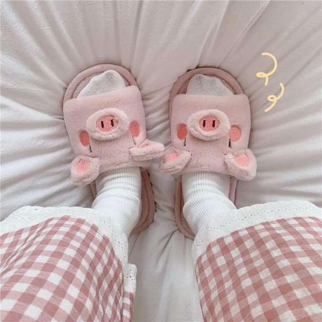 Dép heo Hồng
