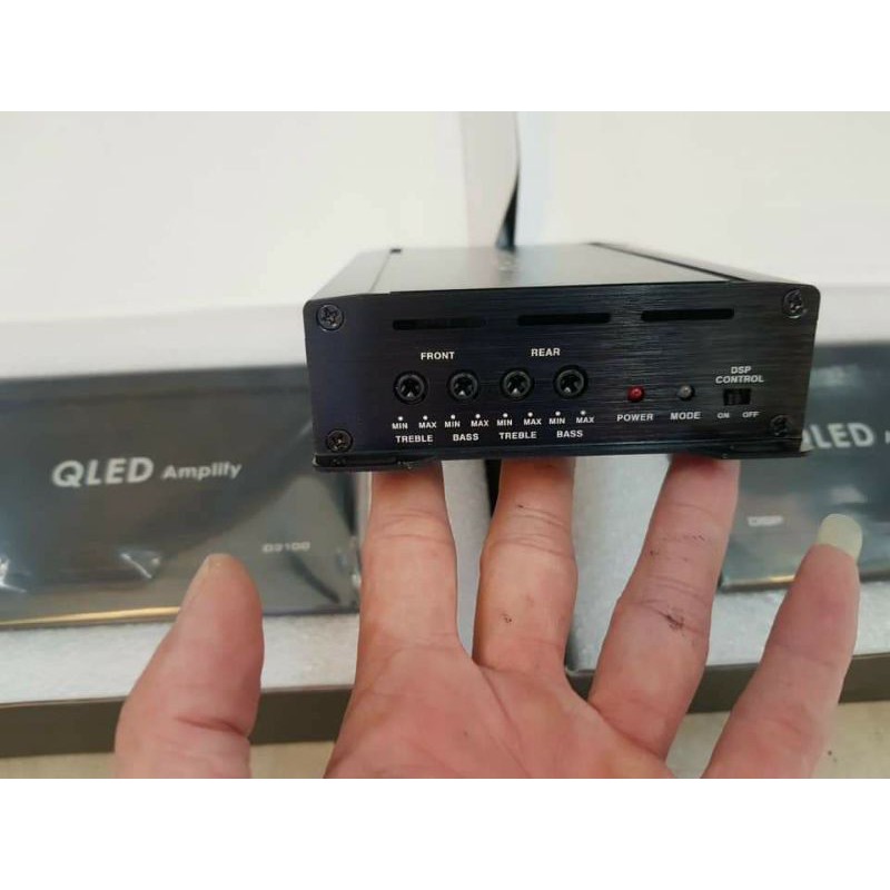 Amply âm ly ô tô cho màn hình Android QLED DSP 311 0 cao cấp, lắp mọi xe