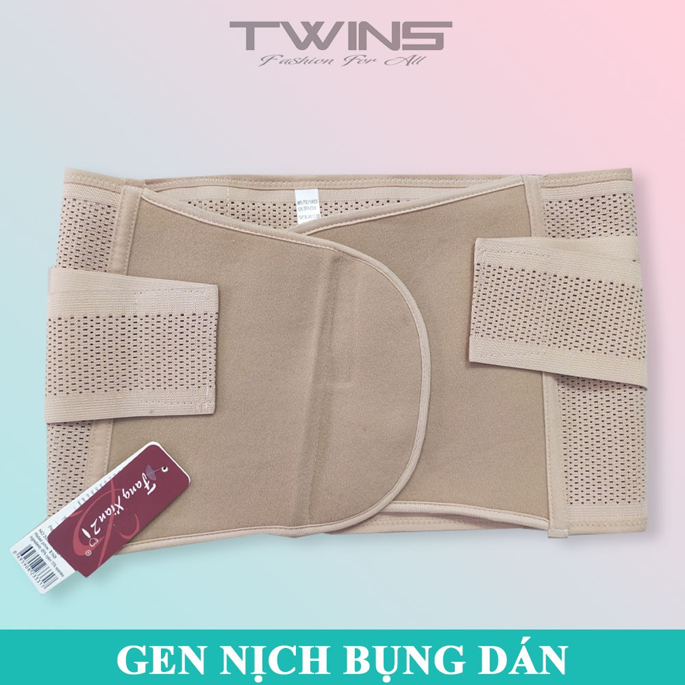 Gen nịt bụng cạp cao cao cấp dạng dán chéo định hình siết eo ôm bụng giảm mỡ thông hơi thoáng mát cho nữ sau sinh