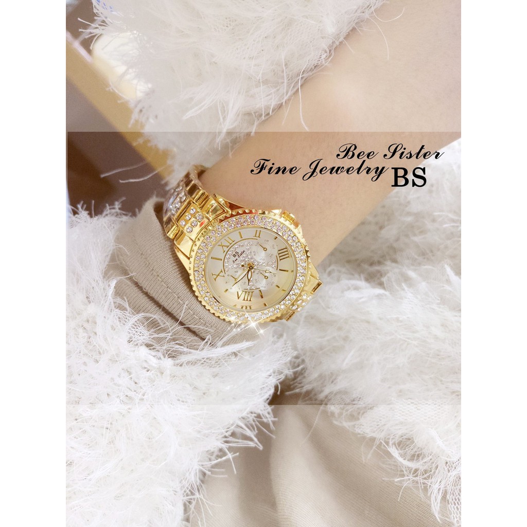 Đồng hồ nữ BS Bee Sister FA1131 đính đá thời trang
