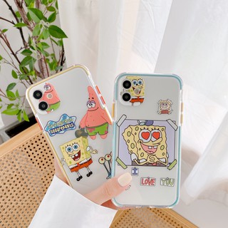 Ốp điện thoại in hình SpongeBob chống sốc cho Iphone 11 11Pro 11Promax X Xs Xsmax Xr 7 8PLus SE 4.7inch 5.5inch