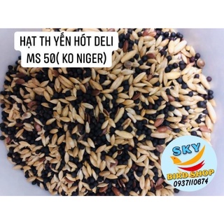 Hạt tổng hợp yến hót Deli mã 50 KO HẠT NIGER (nhập BỈ) 1kg