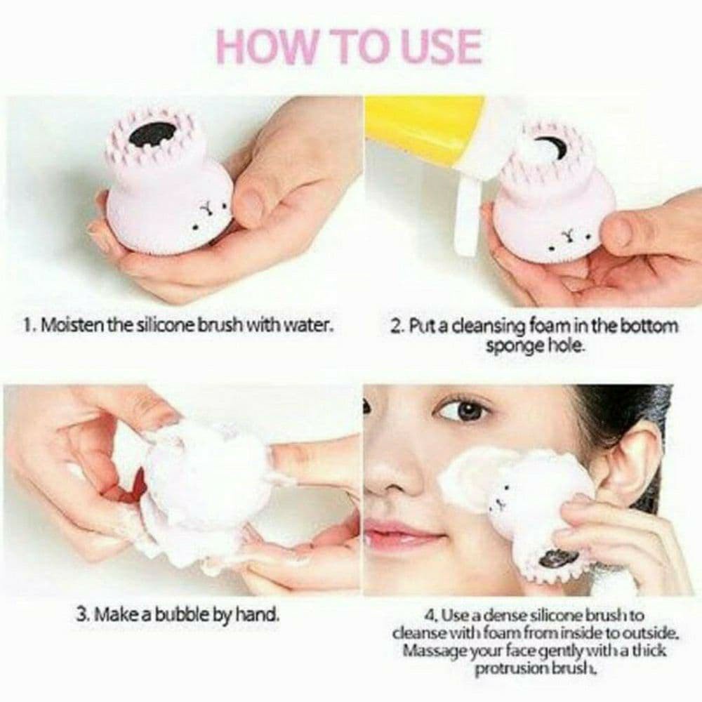 [Hàng mới về] Cọ rửa mặt bằng silicon mềm mại hình bạch tuộc đáng yêu | BigBuy360 - bigbuy360.vn