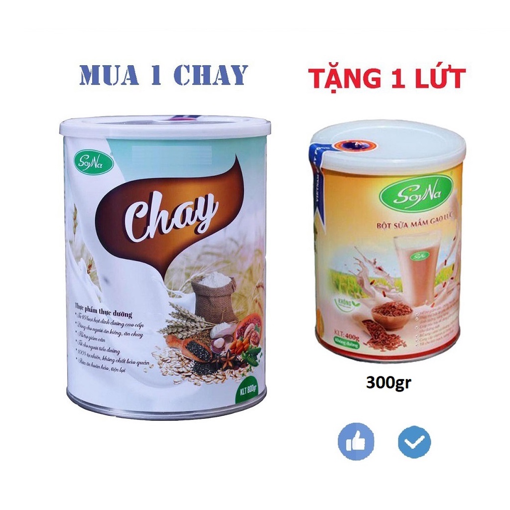 Sữa Hạt Chay SoyNa Dành Cho Người Ăn Chay, Cung Cấp Nguồn Dinh Dưỡng Thanh Khiết - Sữa Thực Vật hộp 800g