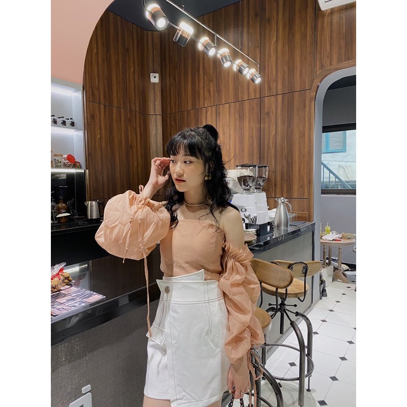 [Mã FAXANH55 giảm 10K đơn 50K] Chân váy phối chỉ 277 ( ẢNH THẬT + CLIP BY DOKEYYY) | BigBuy360 - bigbuy360.vn