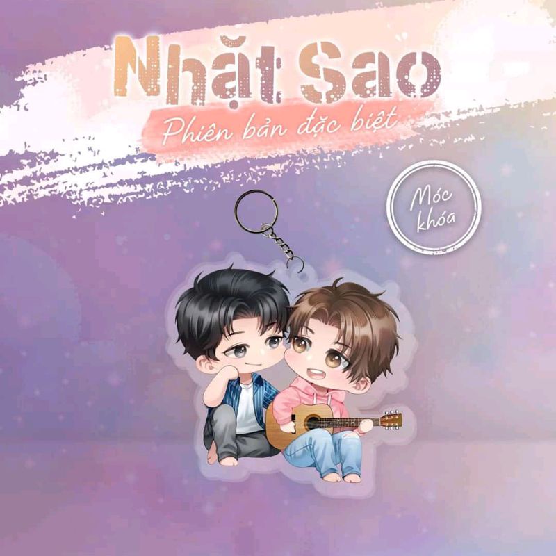 móc khóa nhặt sao